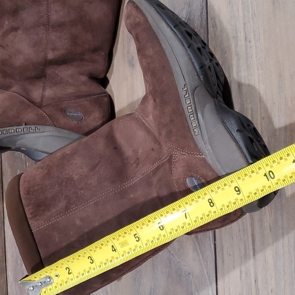 Merrell Primo Chill Massif tall chocolate Suede boots shoes sz 7 - Picture 10 of 12